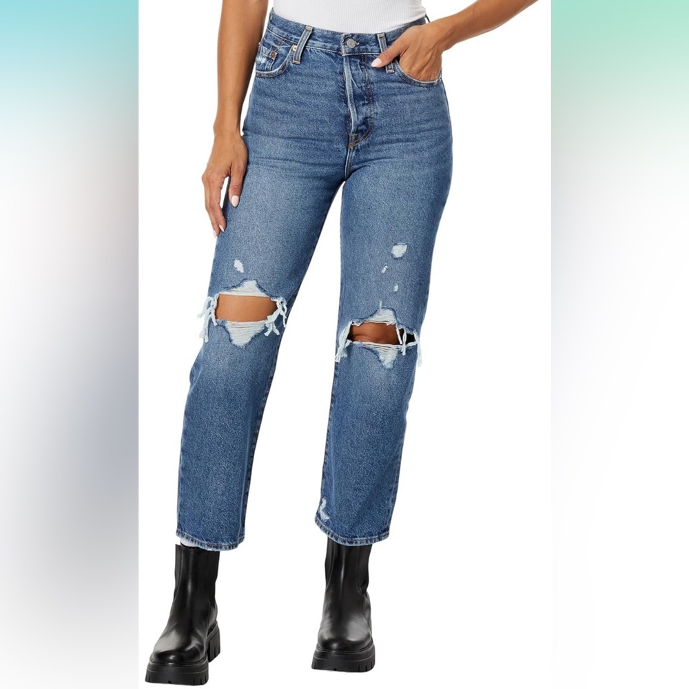 Levi's Ribcage Straight Ankle Jeans